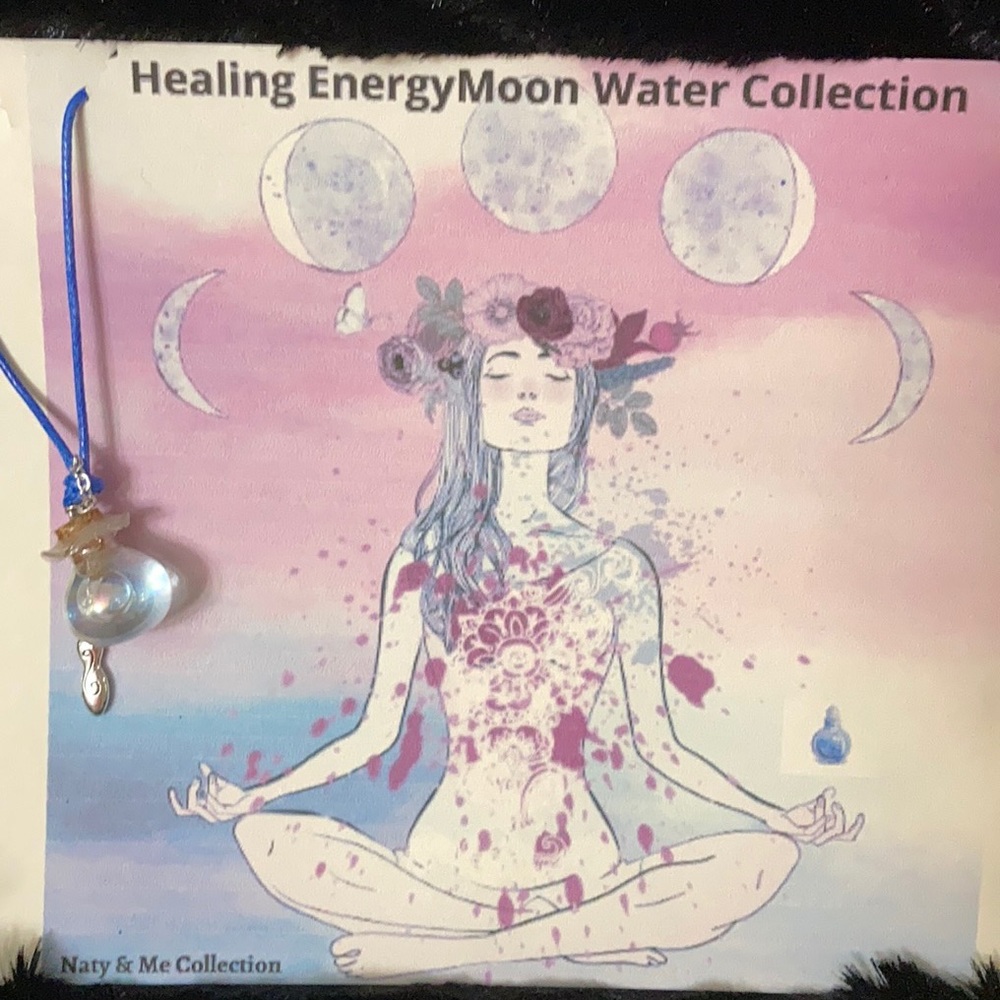 Blue Moon Water Energy Goddess Necklace